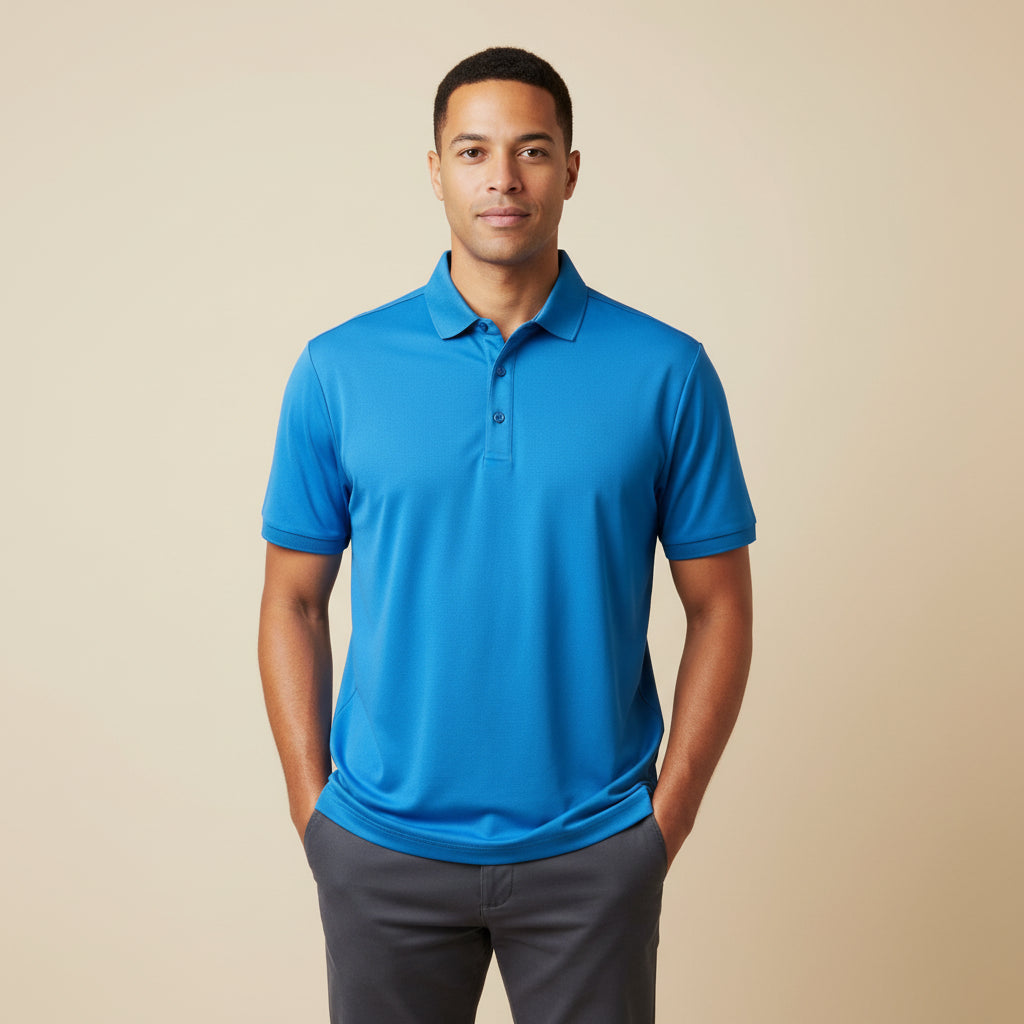 Elegant Polo Shirt French Blue