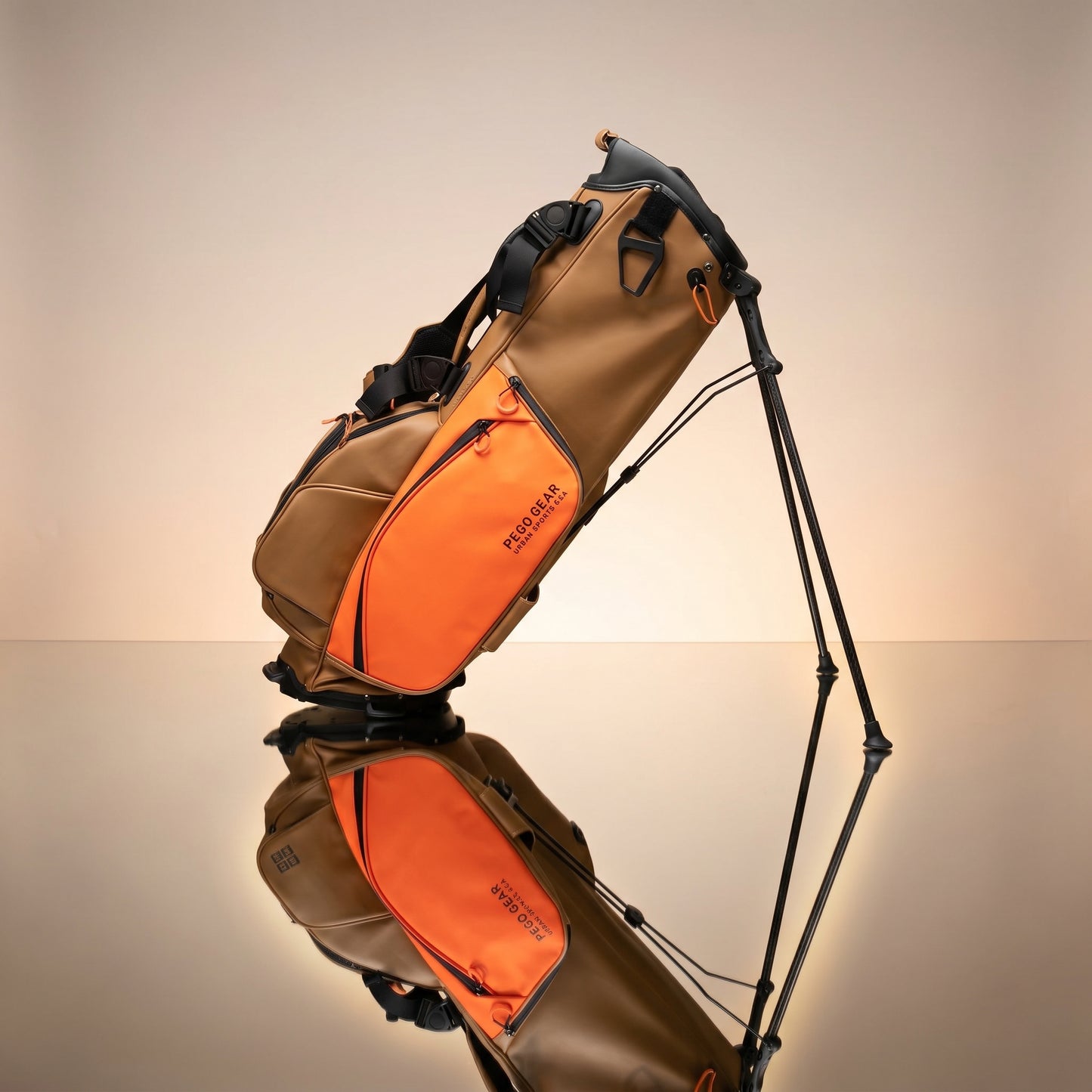 The Elegant Carry Bag 3.0 Brown & Orange