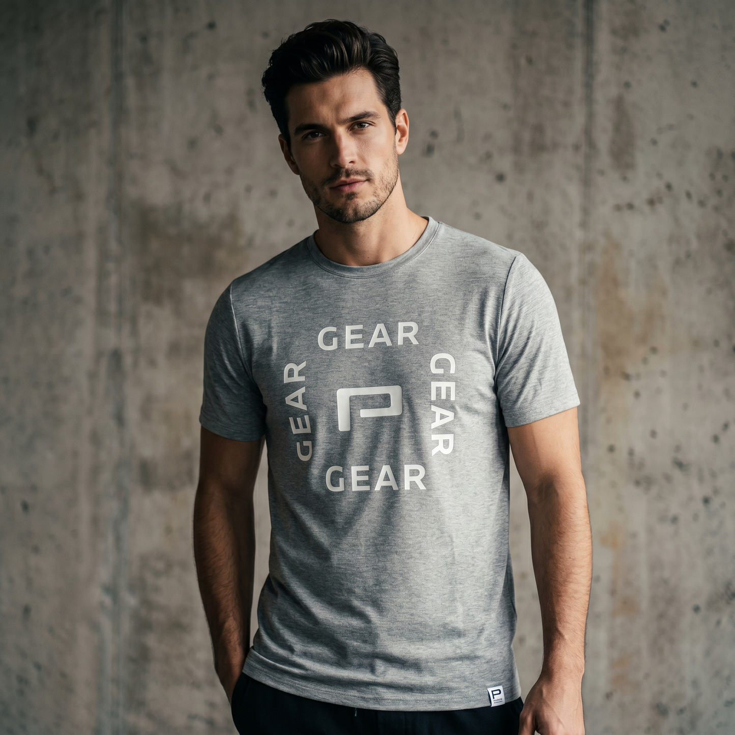 PEGO T-Shirt Grey