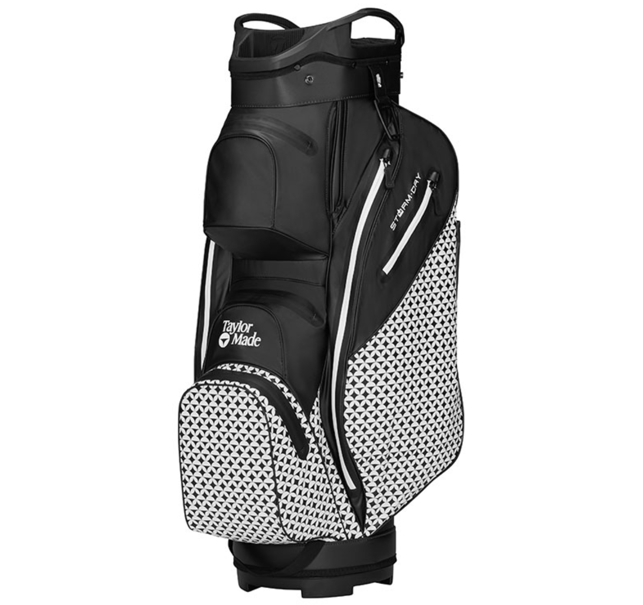 TaylorMade Storm Dry Cart Bag Black/White Pattern