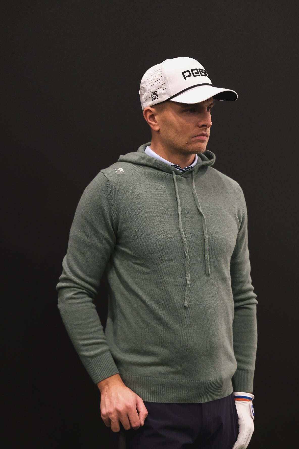 Cashmere Hoodie Green