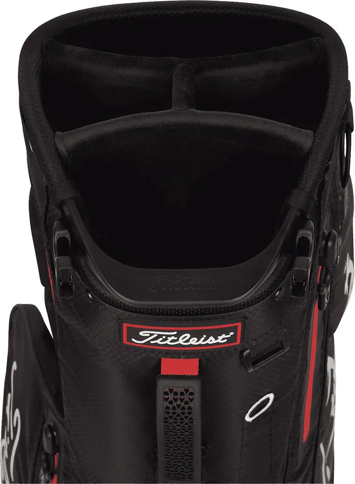 Titleist Player 4 Stadry Stand Bag Black/Red