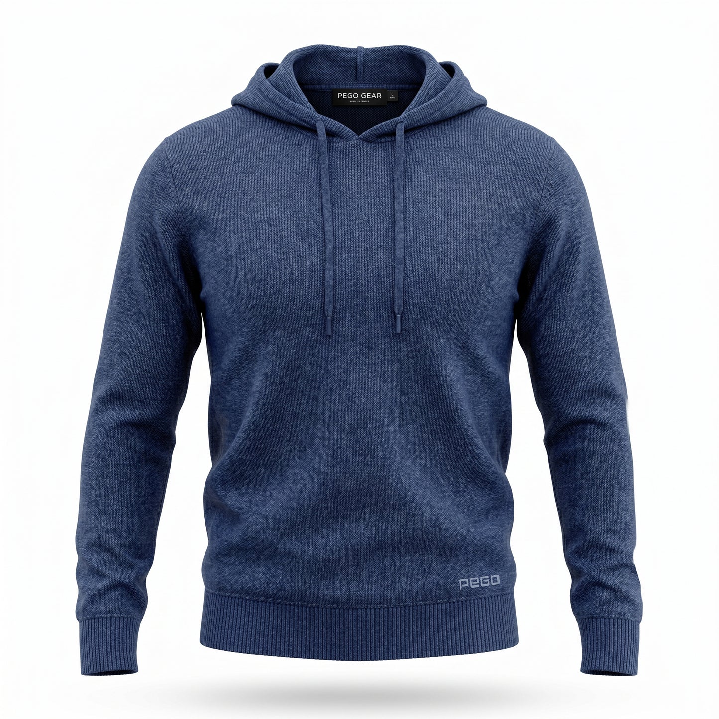 Cashmere Hoodie Heather Blue