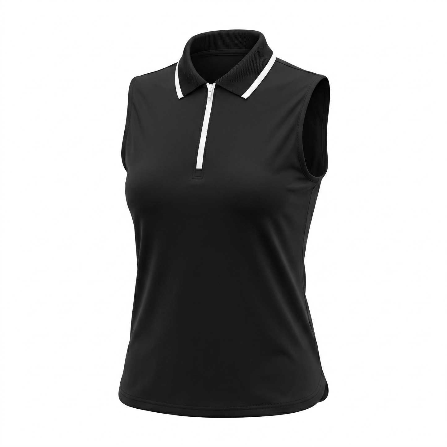 Women's Elegant Sleeveless Shirt Black