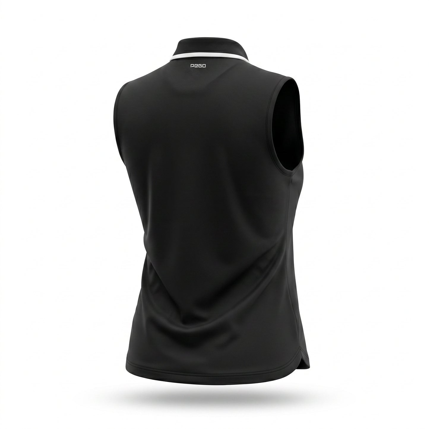 Women's Elegant Sleeveless Shirt Black
