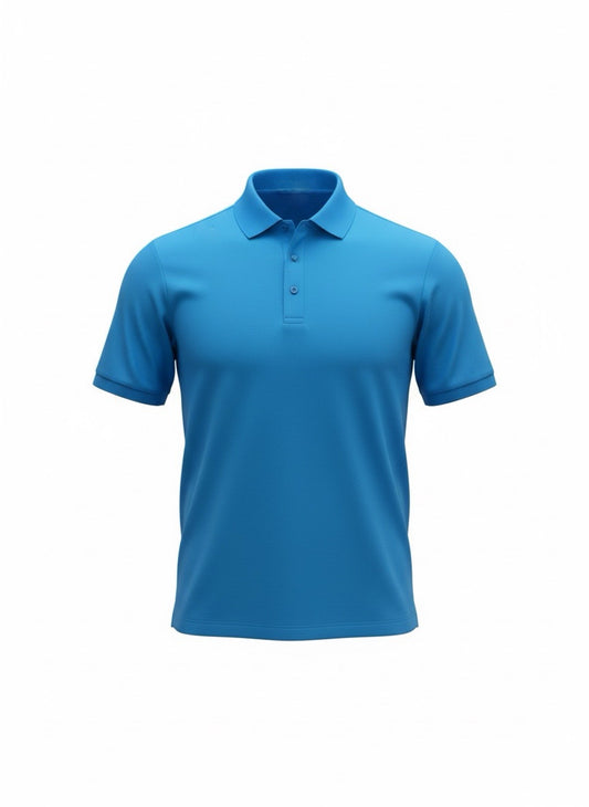 Elegant Polo Shirt French Blue