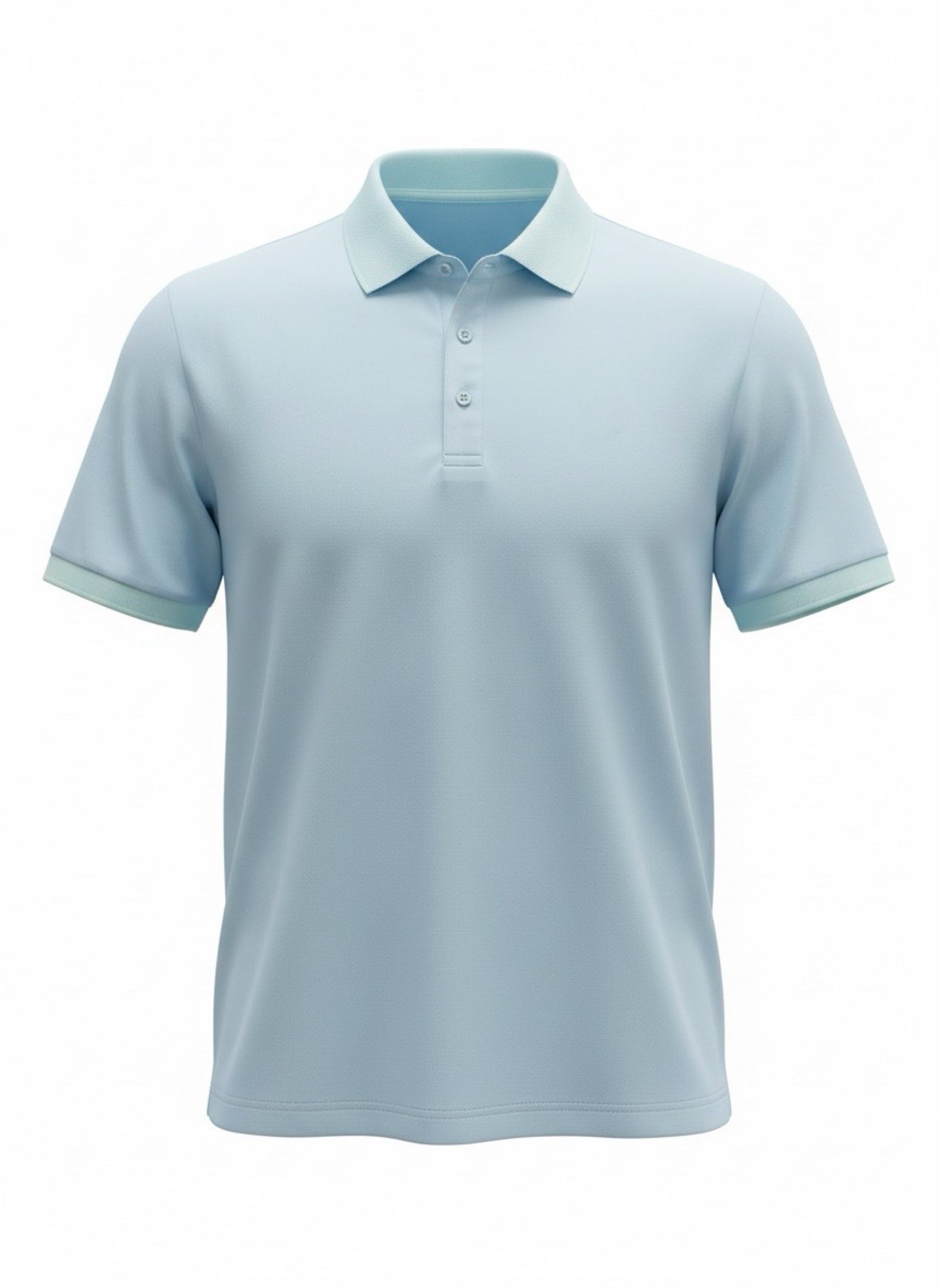 Elegant Polo Shirt Sky Blue
