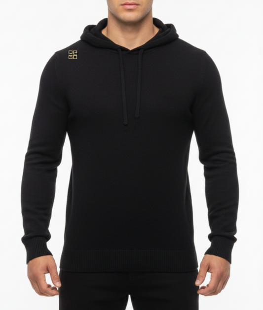 Cashmere Hoodie Black
