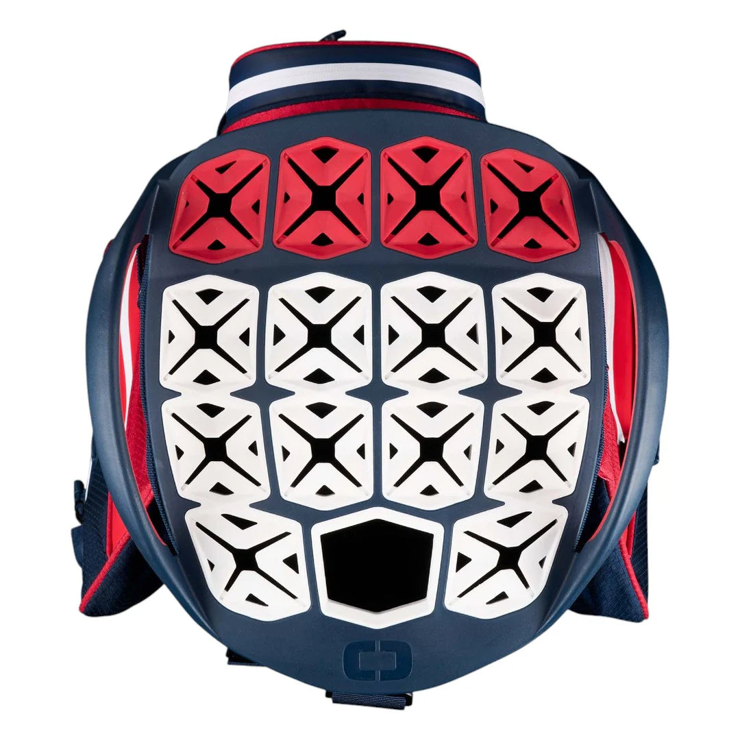 Ogio  All Elements Silencer Waterproof Cart Bag RED/WH/BL