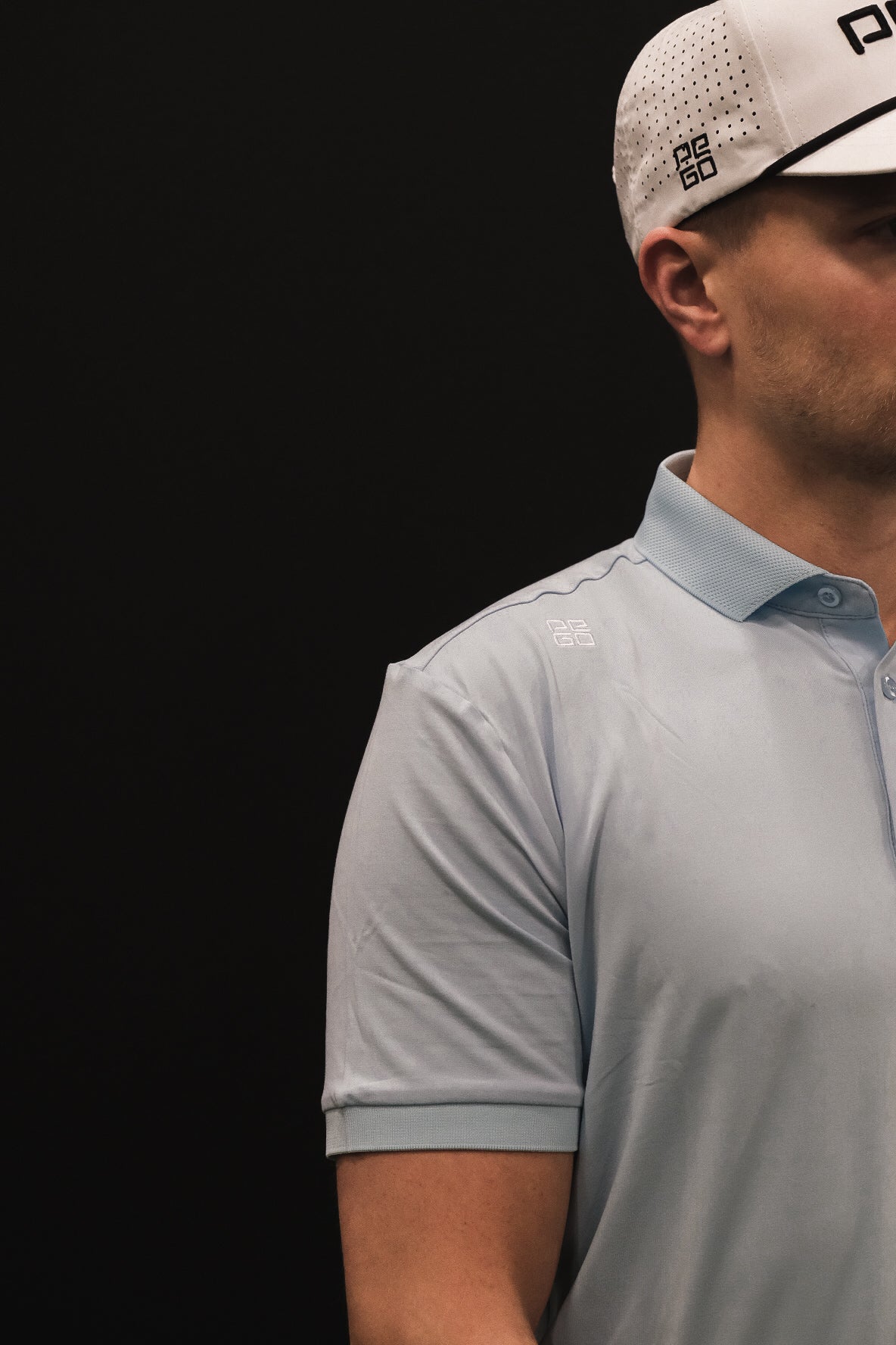 Elegant Polo Shirt Sky Blue