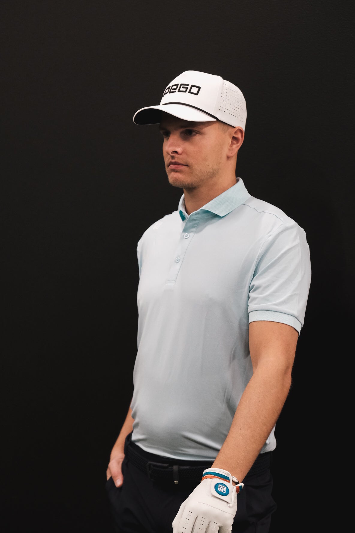 Elegant Polo Shirt Sky Blue