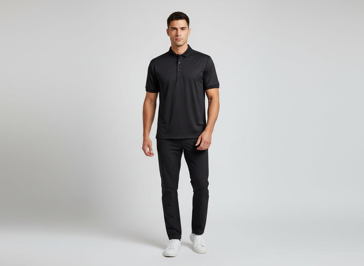 Elegant Polo Shirt Black