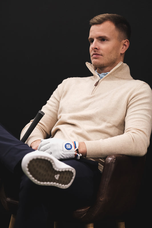 Cashmere Quarter Zip Sweater