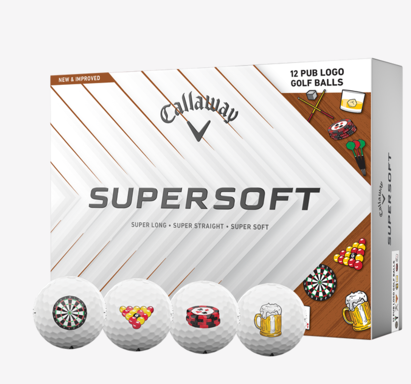 Callaway Supersoft Limited Edition Pub Golf Balls