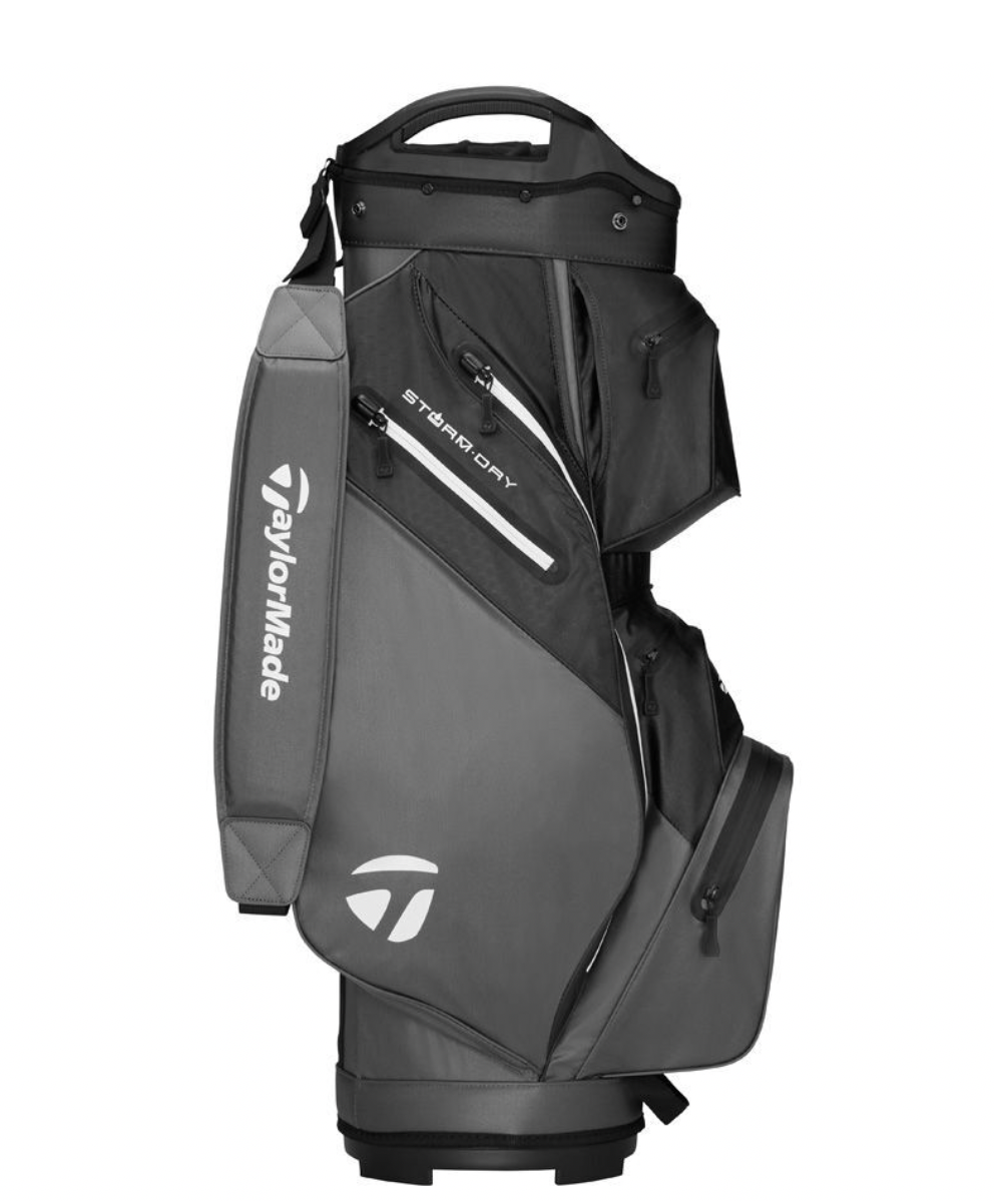 TaylorMade Storm Dry Cart Bag Gray/Black