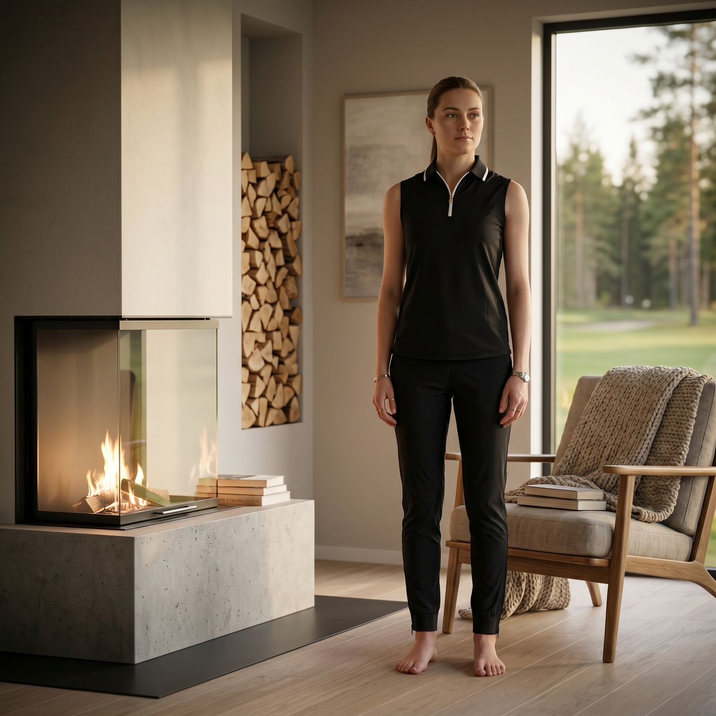 Women's Golf joggers black