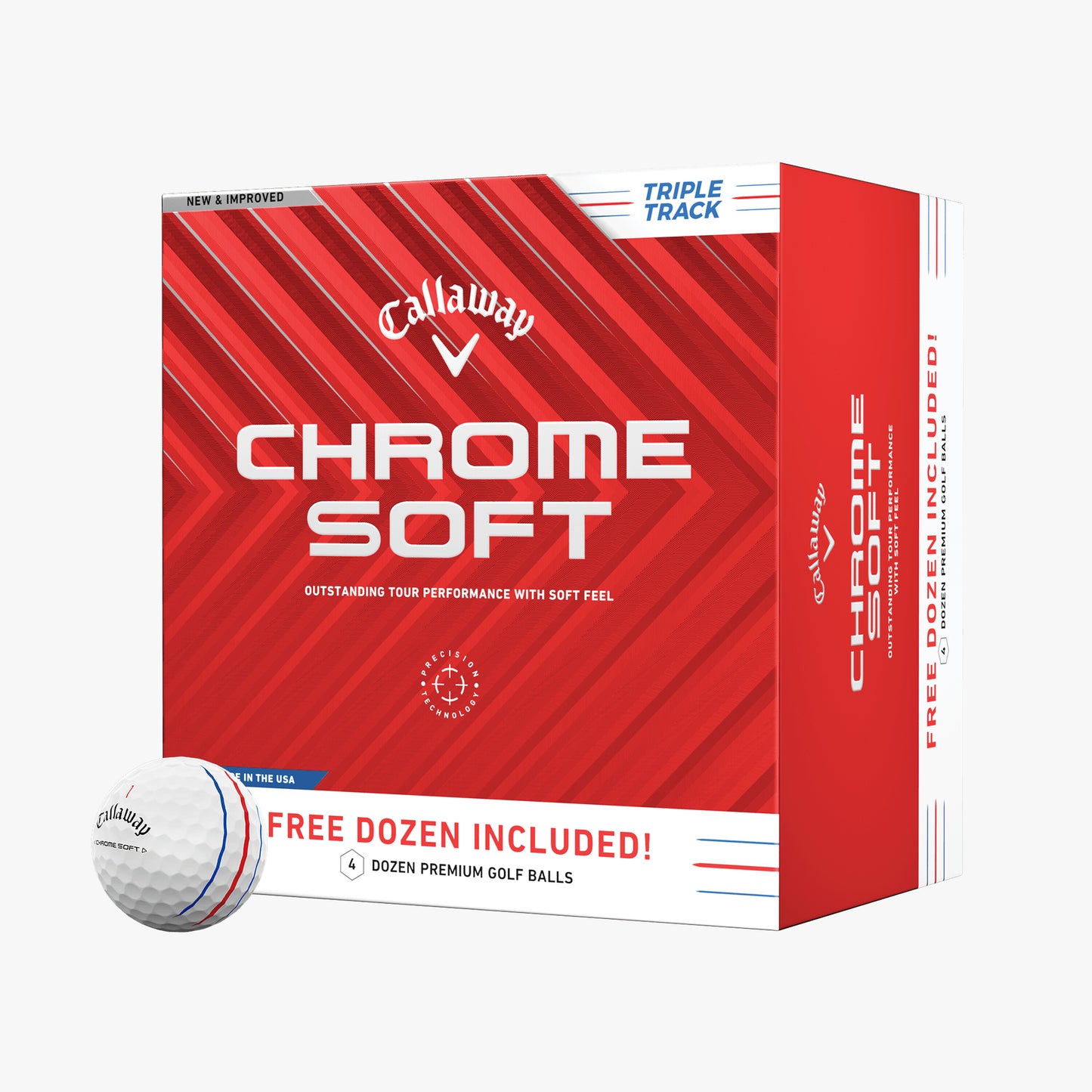 Callaway Chrome Soft Triple Track 4 Dozen