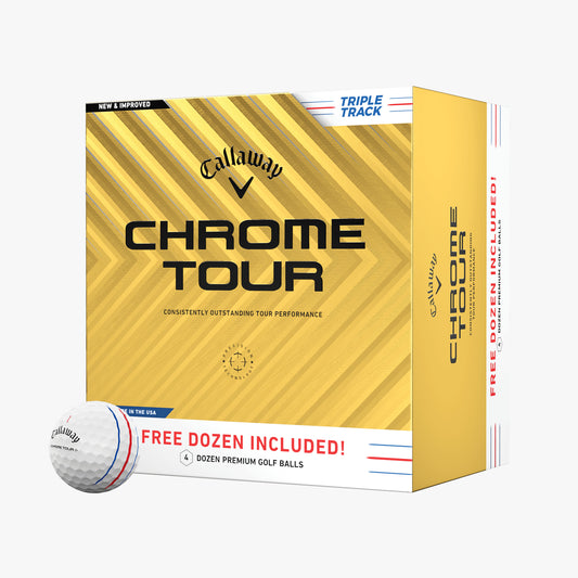 Callaway Chrome Tour White Triple Track 4 Dozen