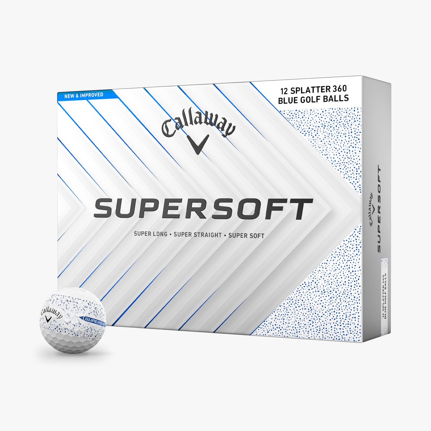 Callaway Supersoft Blue Splatter