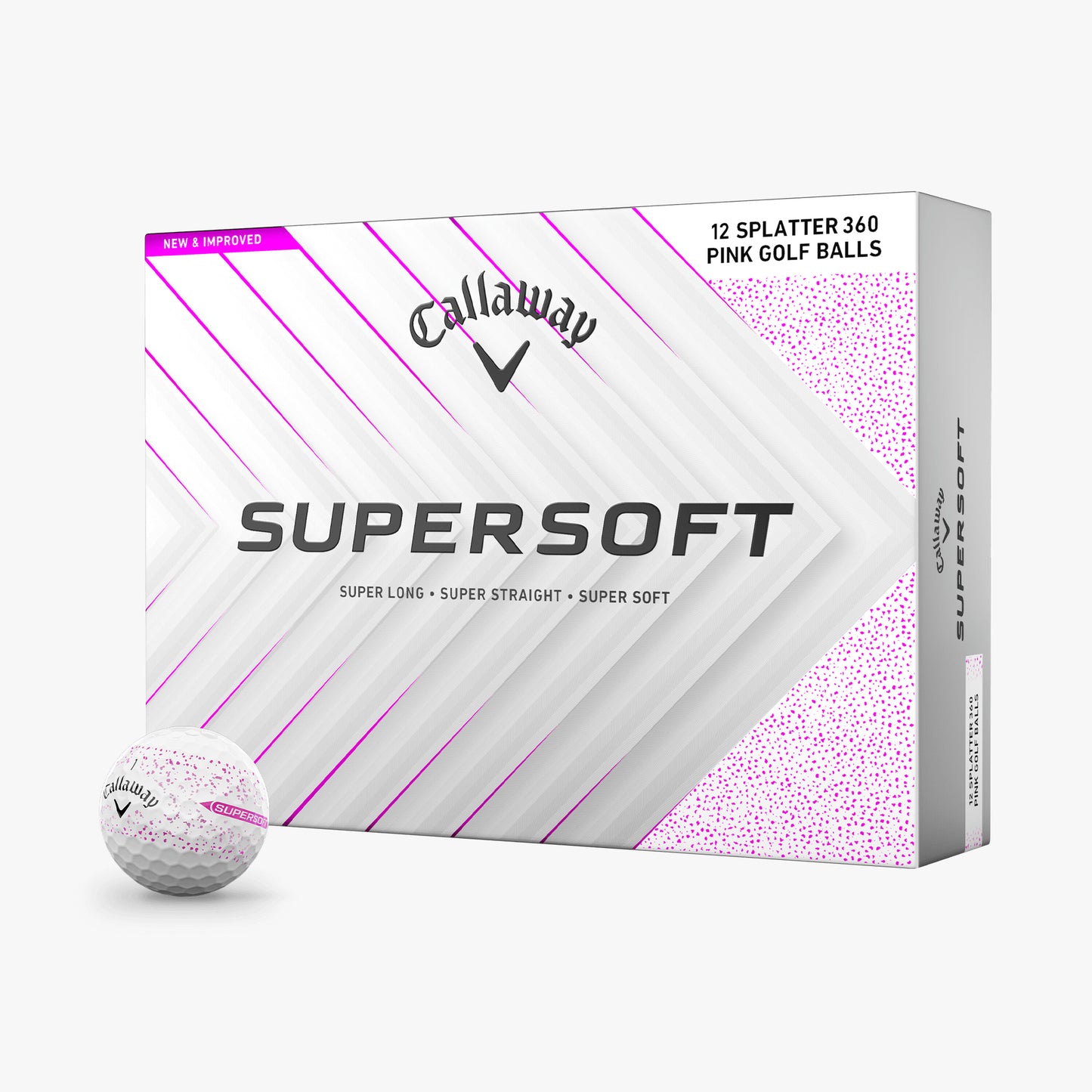 Callaway Supersoft Pink Splatter