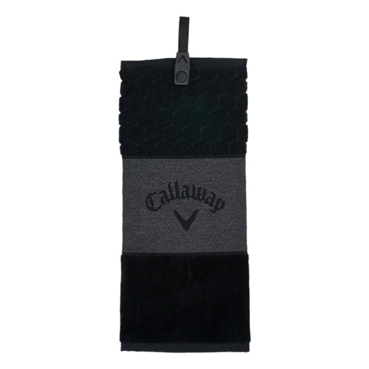 Callaway Trifold Towel 23 Black