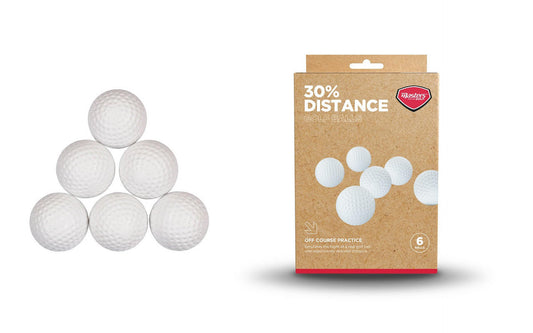 Masters 30% distance golf balls 6 kpl
