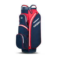 Ogio  All Elements Silencer Waterproof Cart Bag RED/WH/BL