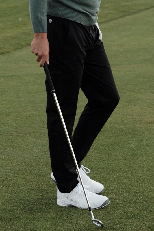 The golf pants black