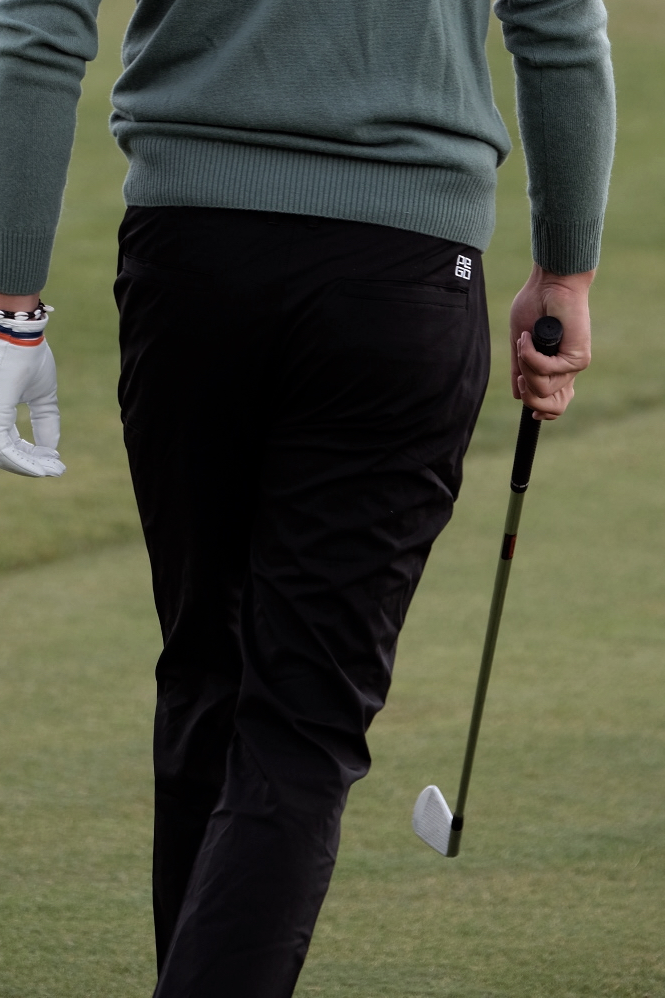 The golf pants black