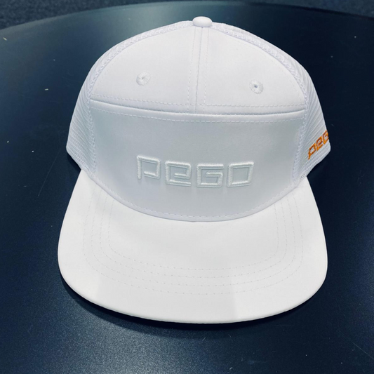 PEGO Trucker Cap White