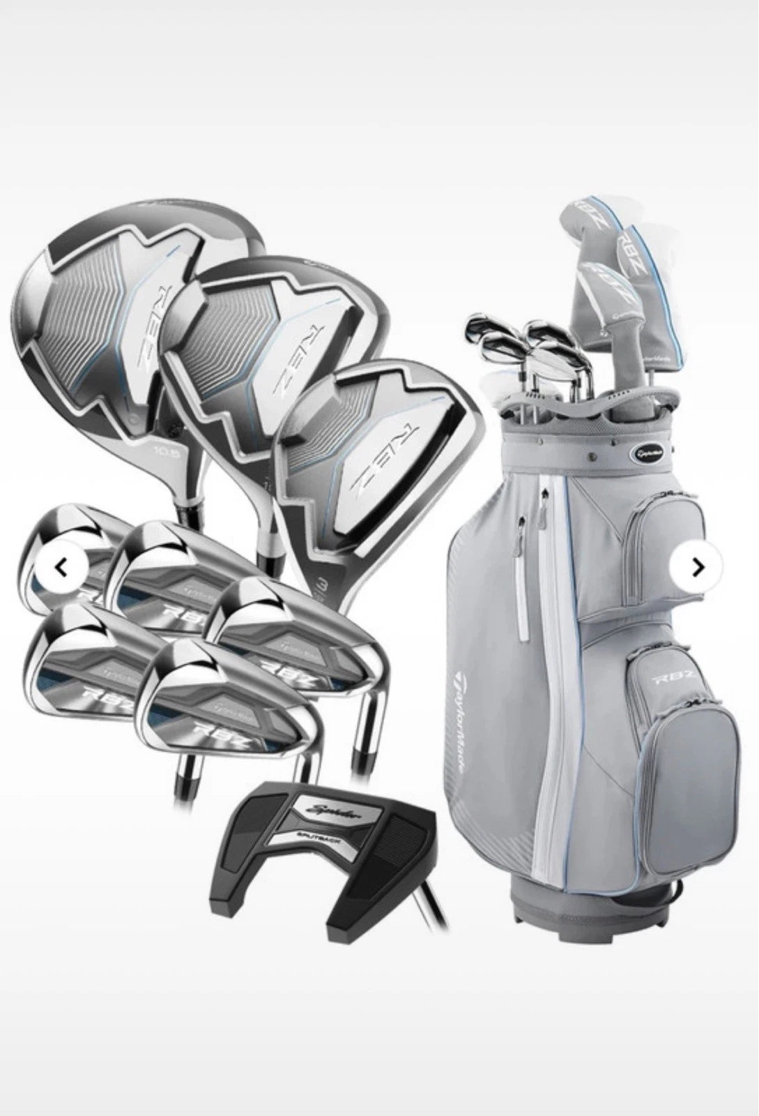 TaylorMade Ladies RBZ 10 mailan Pakettisetti