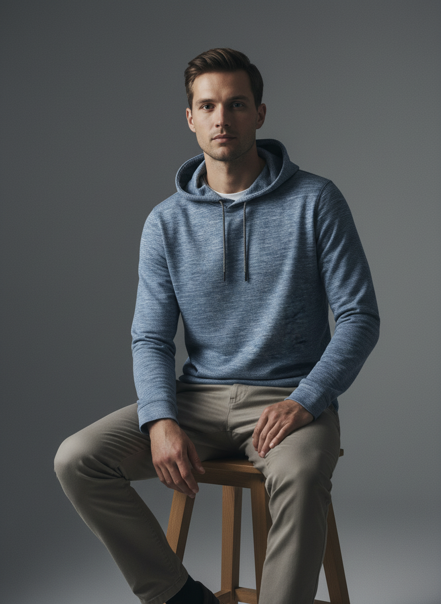 Essential Hoodie Sky Blue